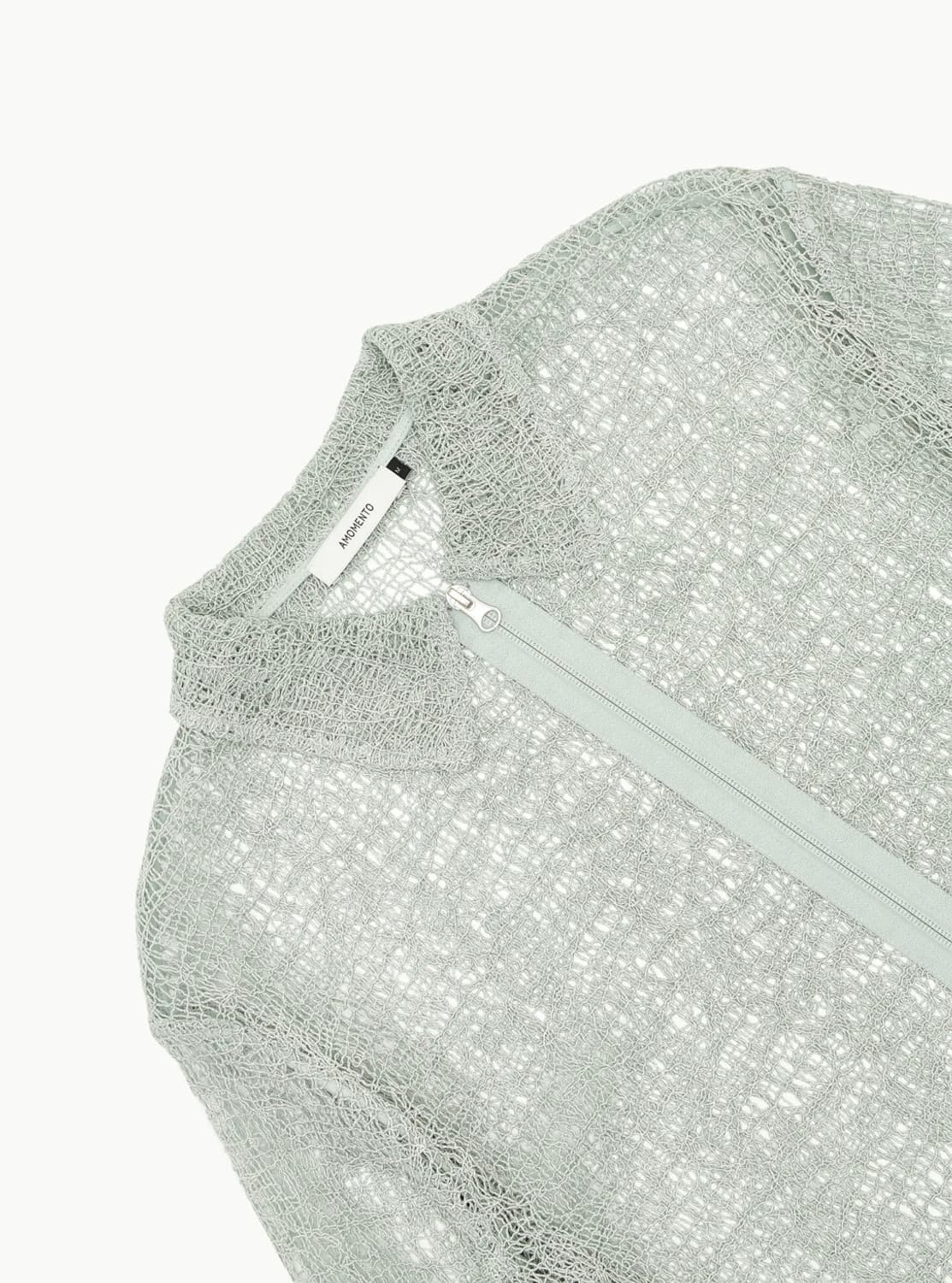 아모멘토 lace zip up shirt M사이즈 상품이미지2
