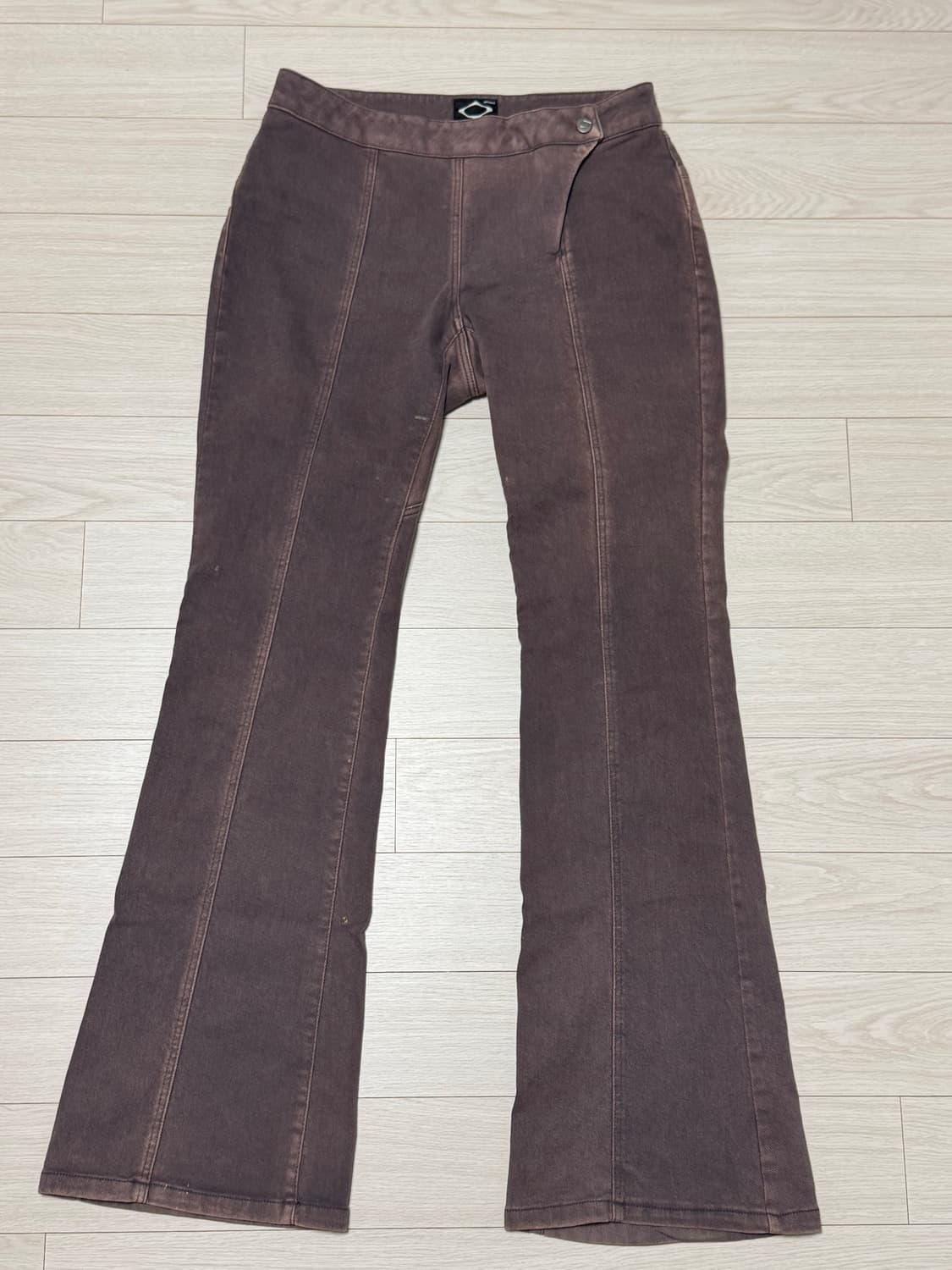 미스치프 부츠컷 브라운팬츠 상품이미지1