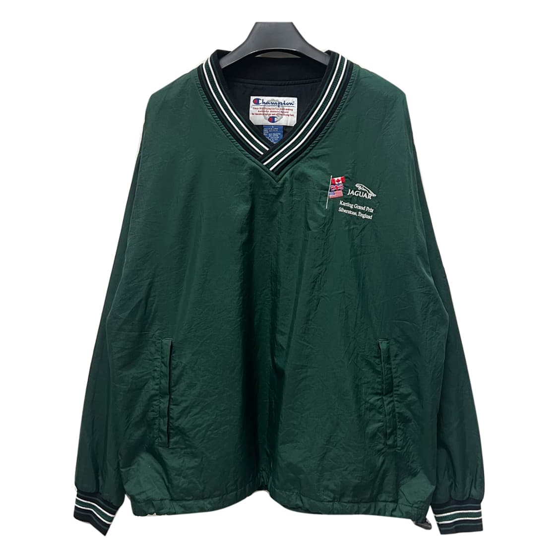 90s 챔피온 재규어 카팅 그랑프리 바람막이 웜업 L 상품이미지1