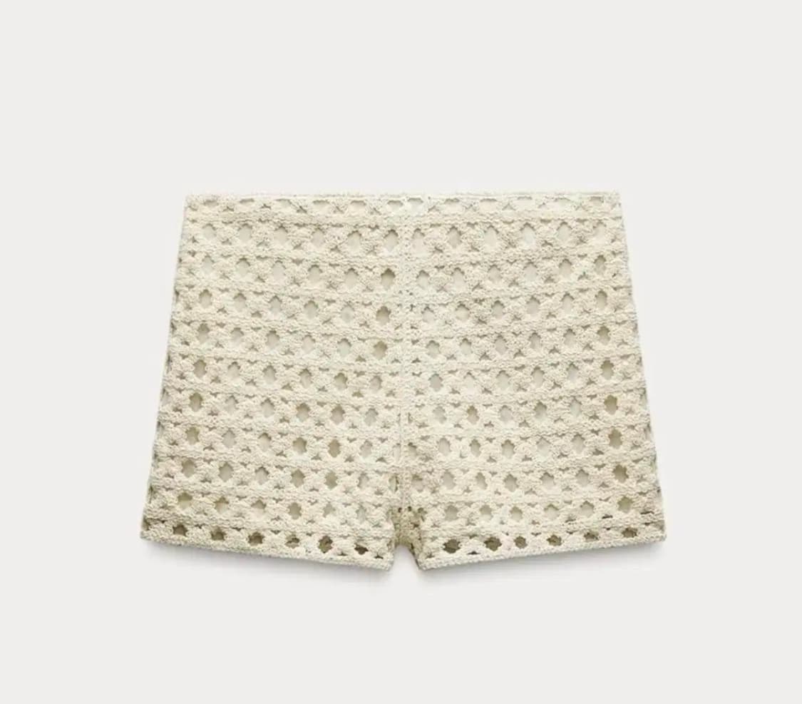 ZARA 자라 크로셰 쇼츠, 자라 니트 팬츠, 자라 니트 반바지 상품이미지7