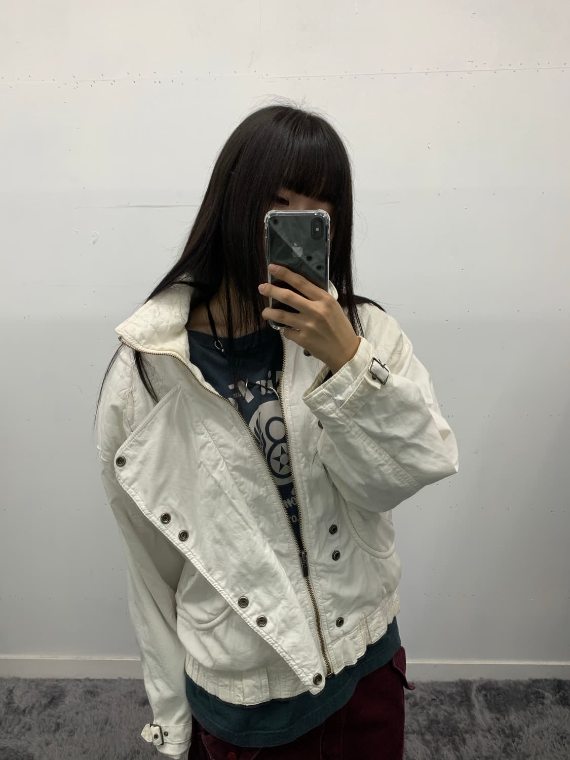 90년대 바이커 봄버 상품이미지4