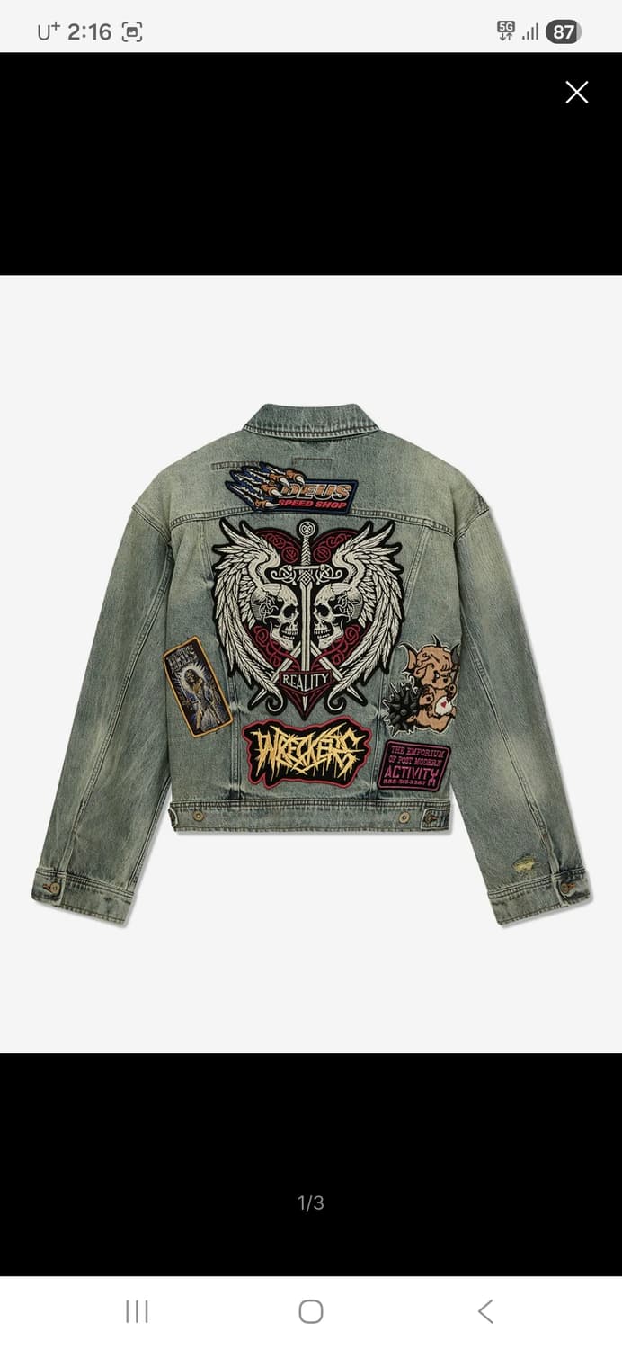 데우스엑스 마키나 데님자켓 105사이즈 상품이미지1