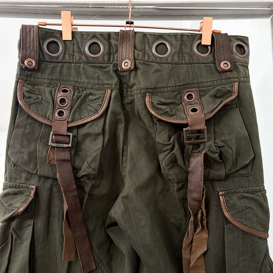 DOHC 본디지 멀티포켓 와이드 카고 팬츠 상품이미지7