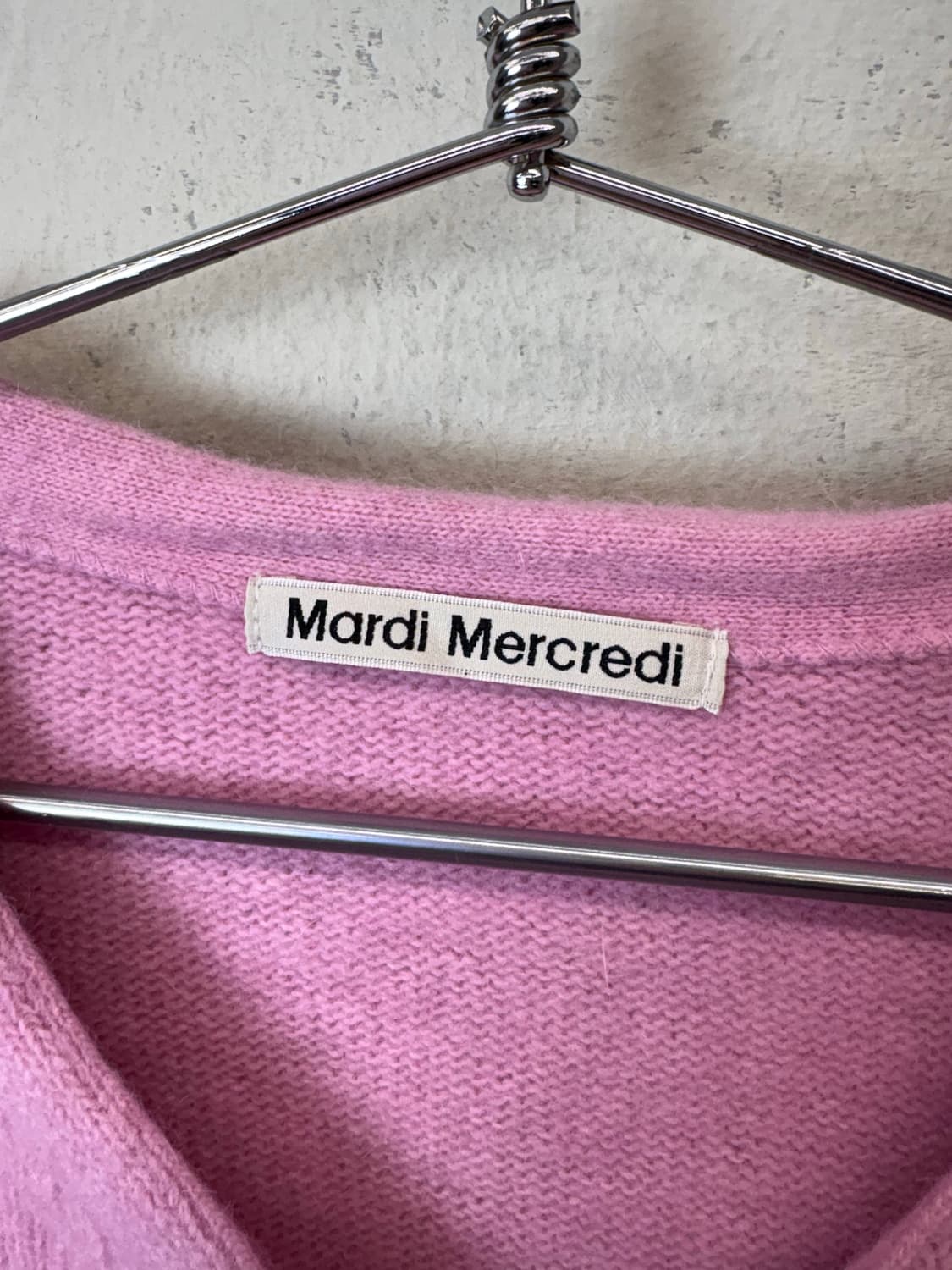 마르디메크르디 플라워 라쿤 울 가디건 상품이미지5