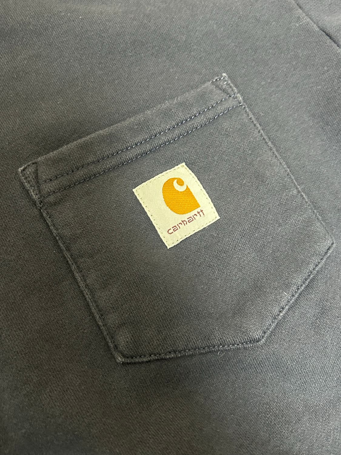 칼하트 wip 루즈핏 네이비 포켓 맨투맨 상품이미지4