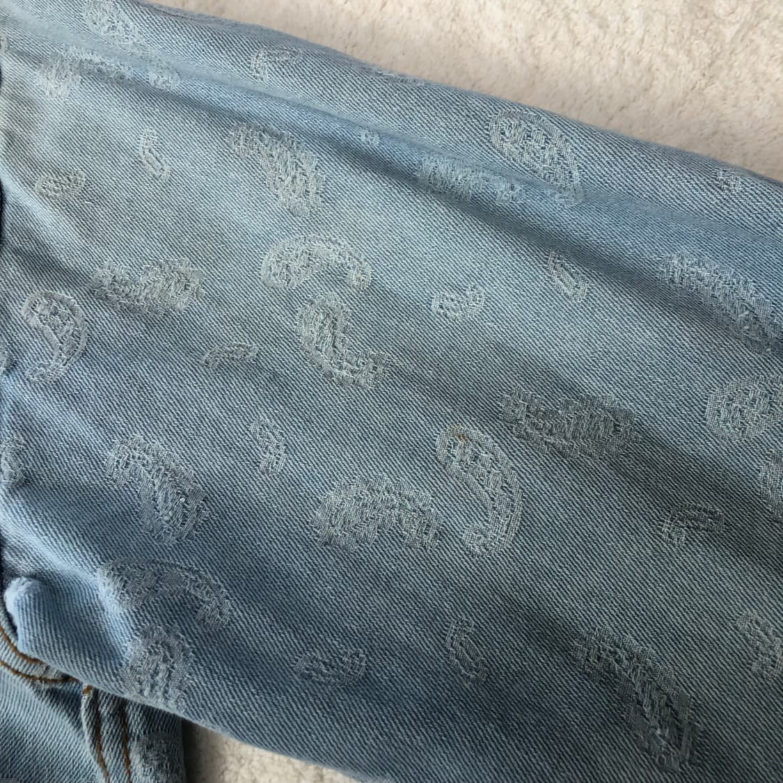 아조바이아조 페이즐리 데님자켓 상품이미지7