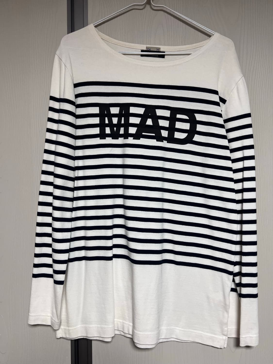 UNDER COVER 스트라이프 긴팔 티셔츠 상품이미지1