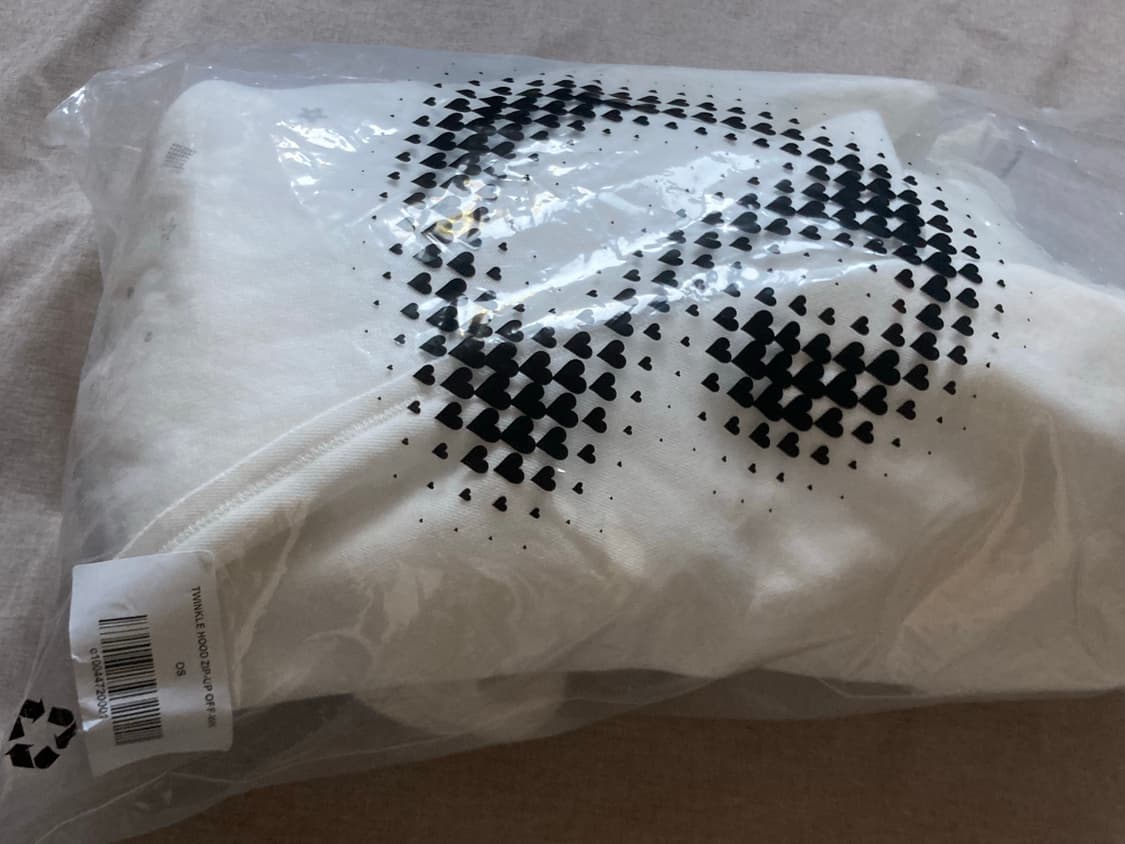 코이세이오 트윙클 후드집업 오프화이트 상품이미지4