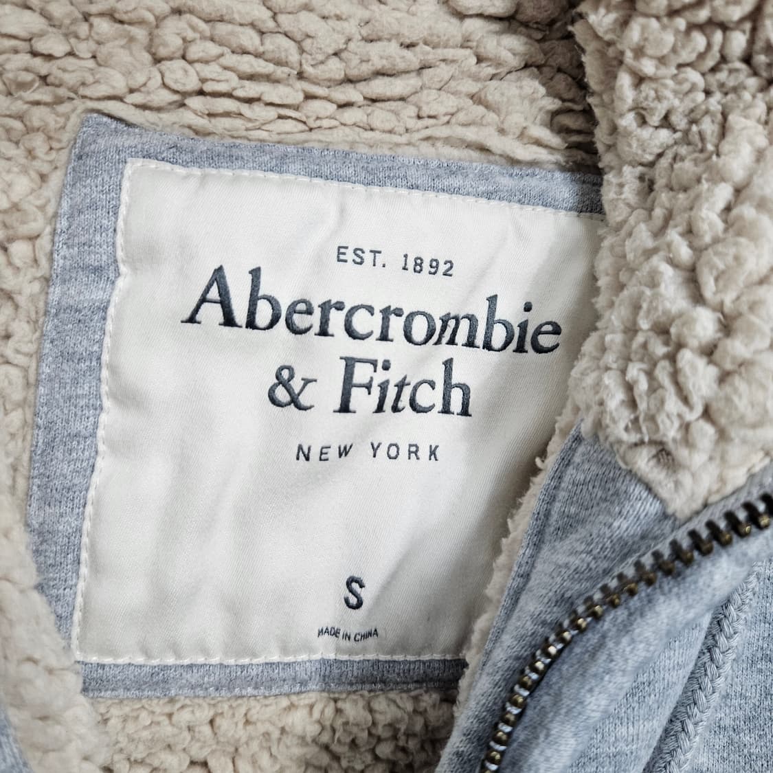 아베크롬비 쉐르파 후드 집업 S 상품이미지5