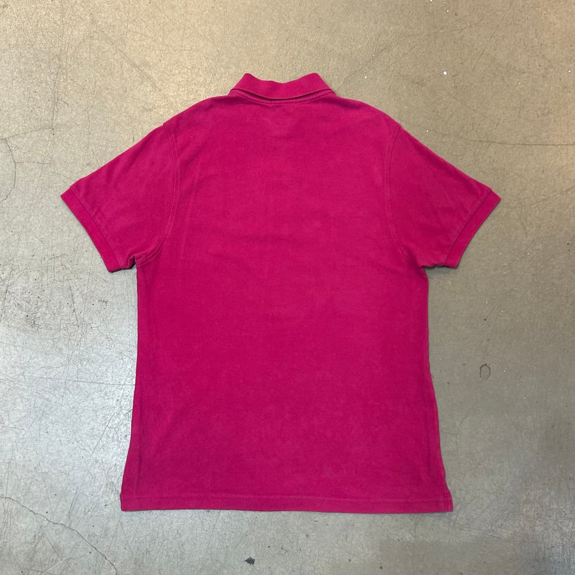 L 버버리 핑크 카라 반팔티 상품이미지3