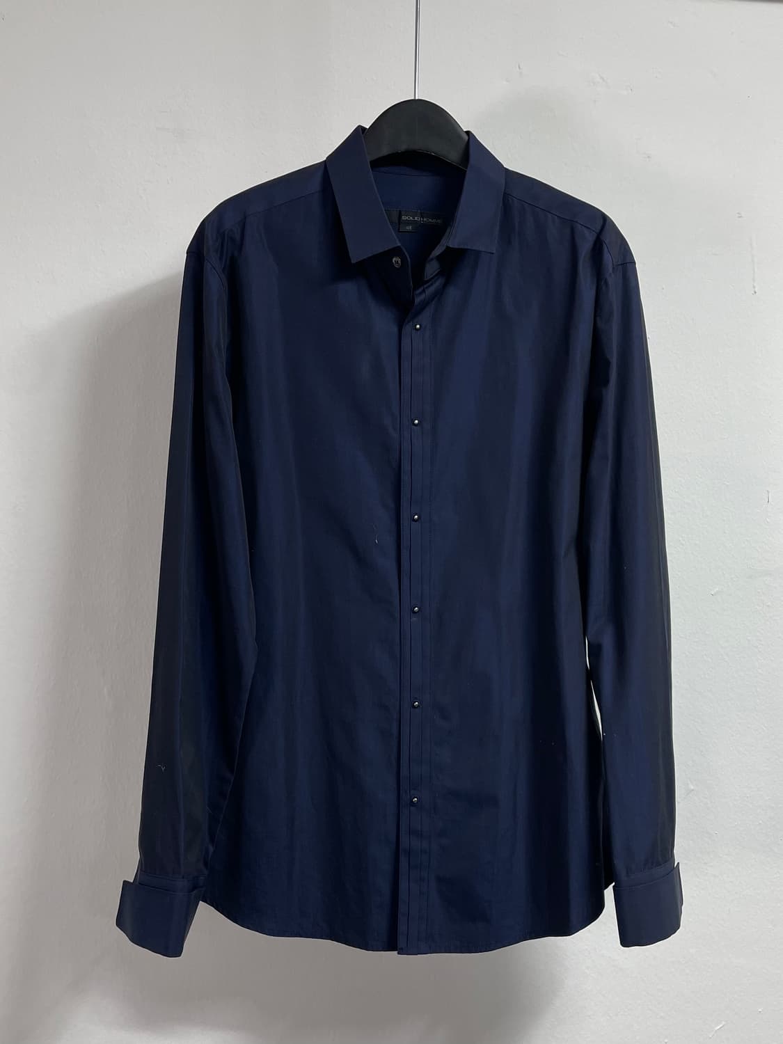 솔리드옴므 긴팔 네이비 셔츠 (on.208)   상품이미지1