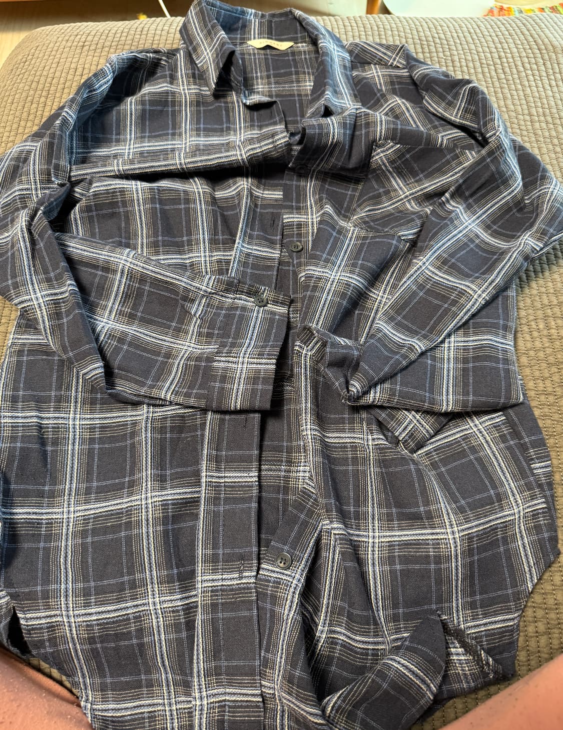 피그먼트 체크셔츠 FREE 상품이미지1