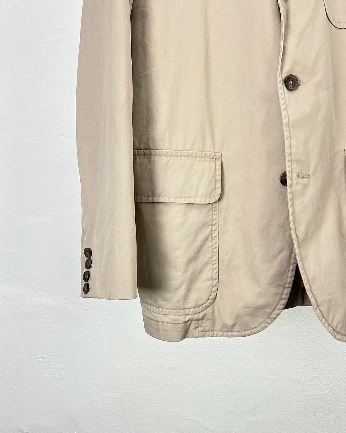 폴로 랄프로렌 베이지 피마 코튼 치노 3b 블레이저 상품이미지4