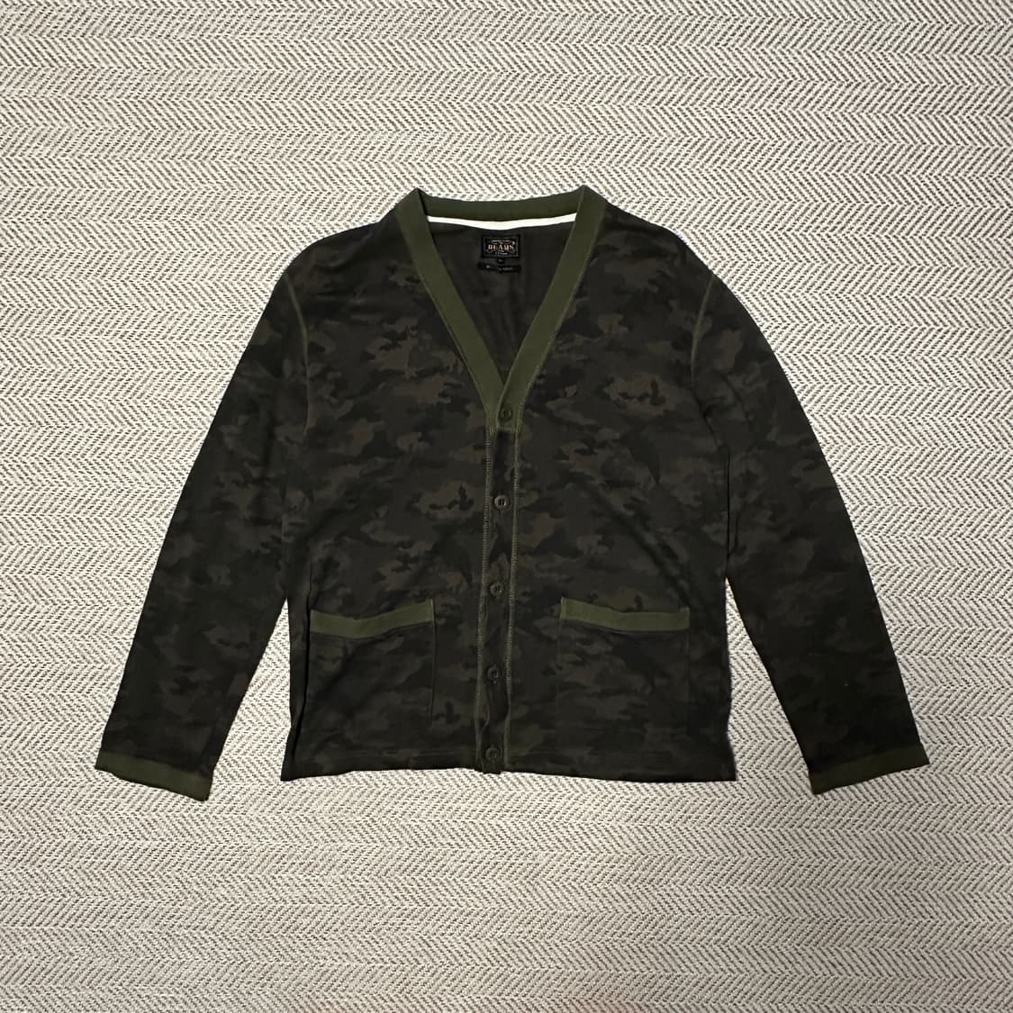 BEAMS PLUS military camo cardigan 상품이미지1