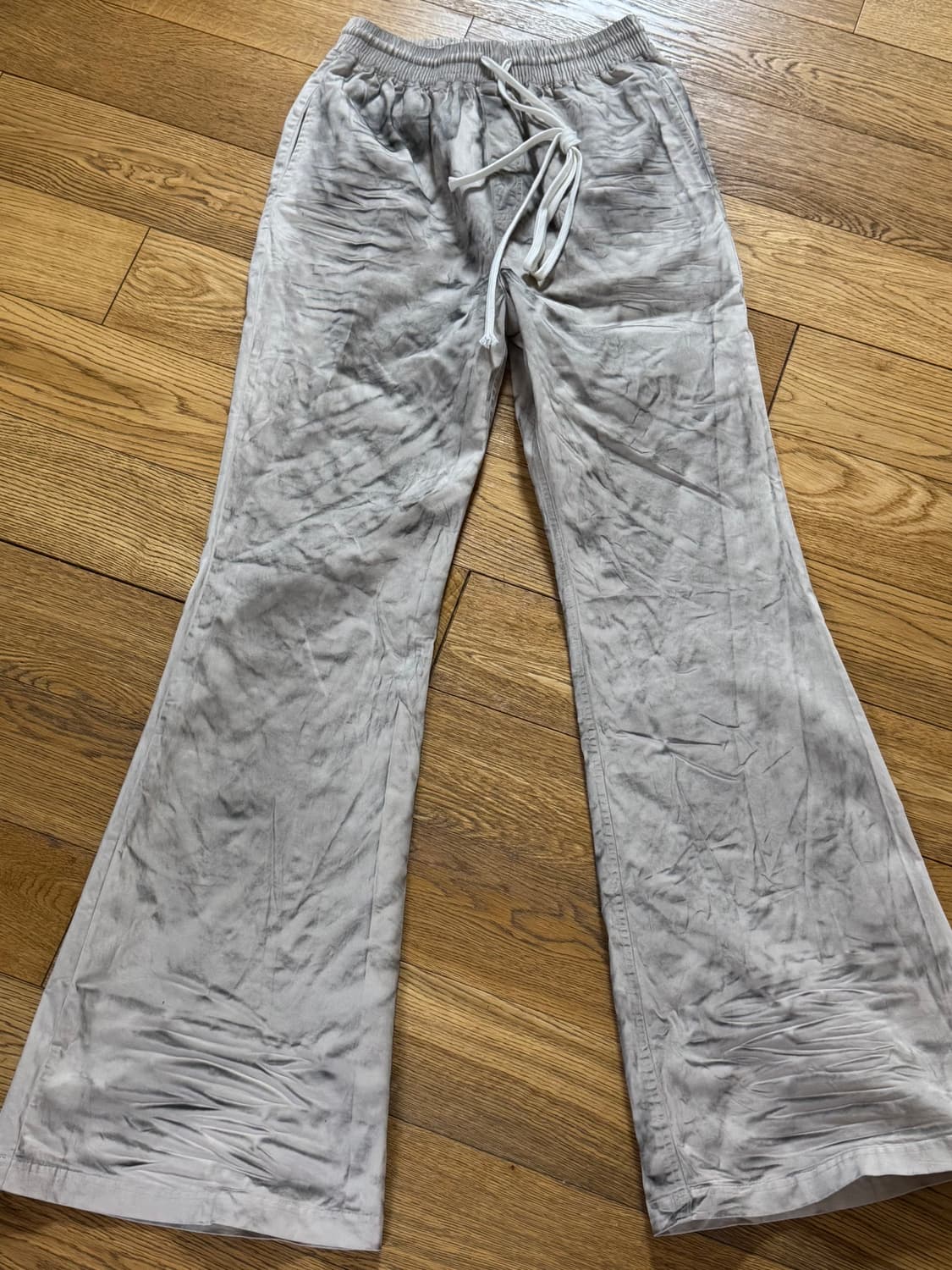 언더마이카 플레어 팬츠 스모키 베이지 이지 바지 2사이즈 상품이미지1