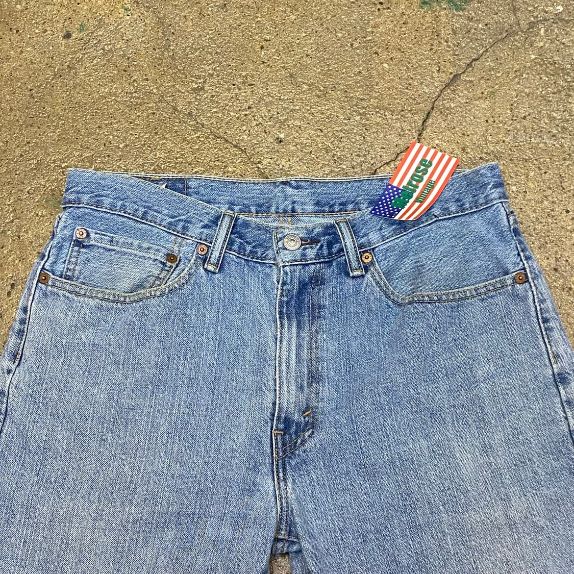 미국 빈티지 리바이스 505 연청바지 34size 상품이미지3