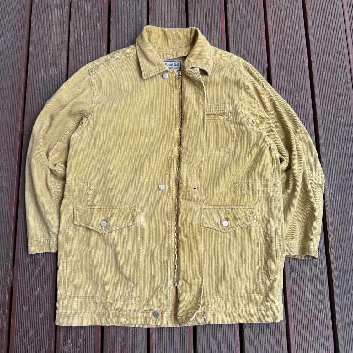 LLBean 옐로우 코듀로이 자켓 상품이미지2