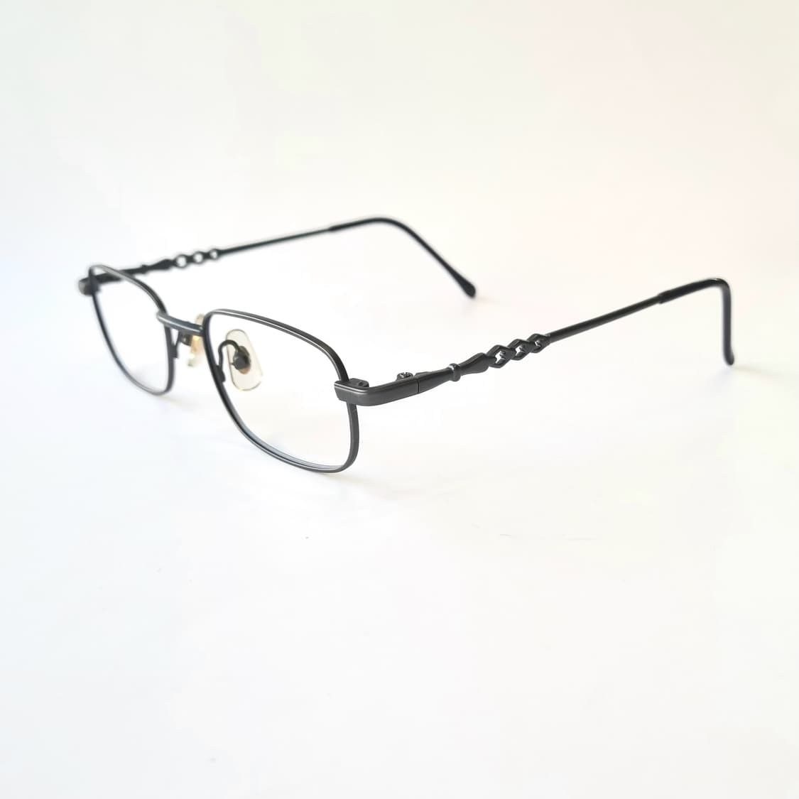 데드스탁 건메탈 그레이 사각 레트로 안경테 378 상품이미지3