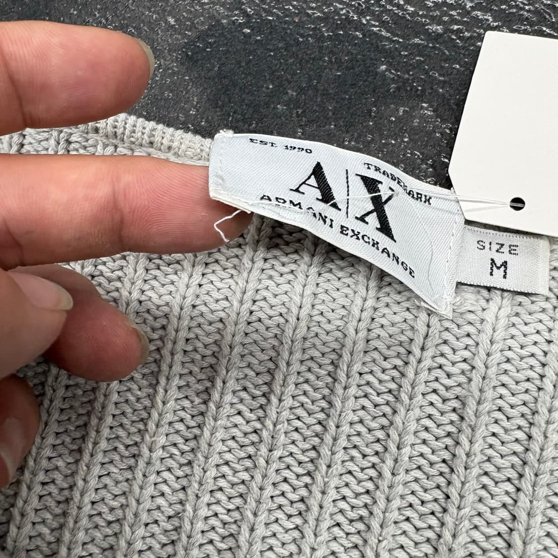 (100)아르마니익스체인지헨리넥니트 상품이미지5