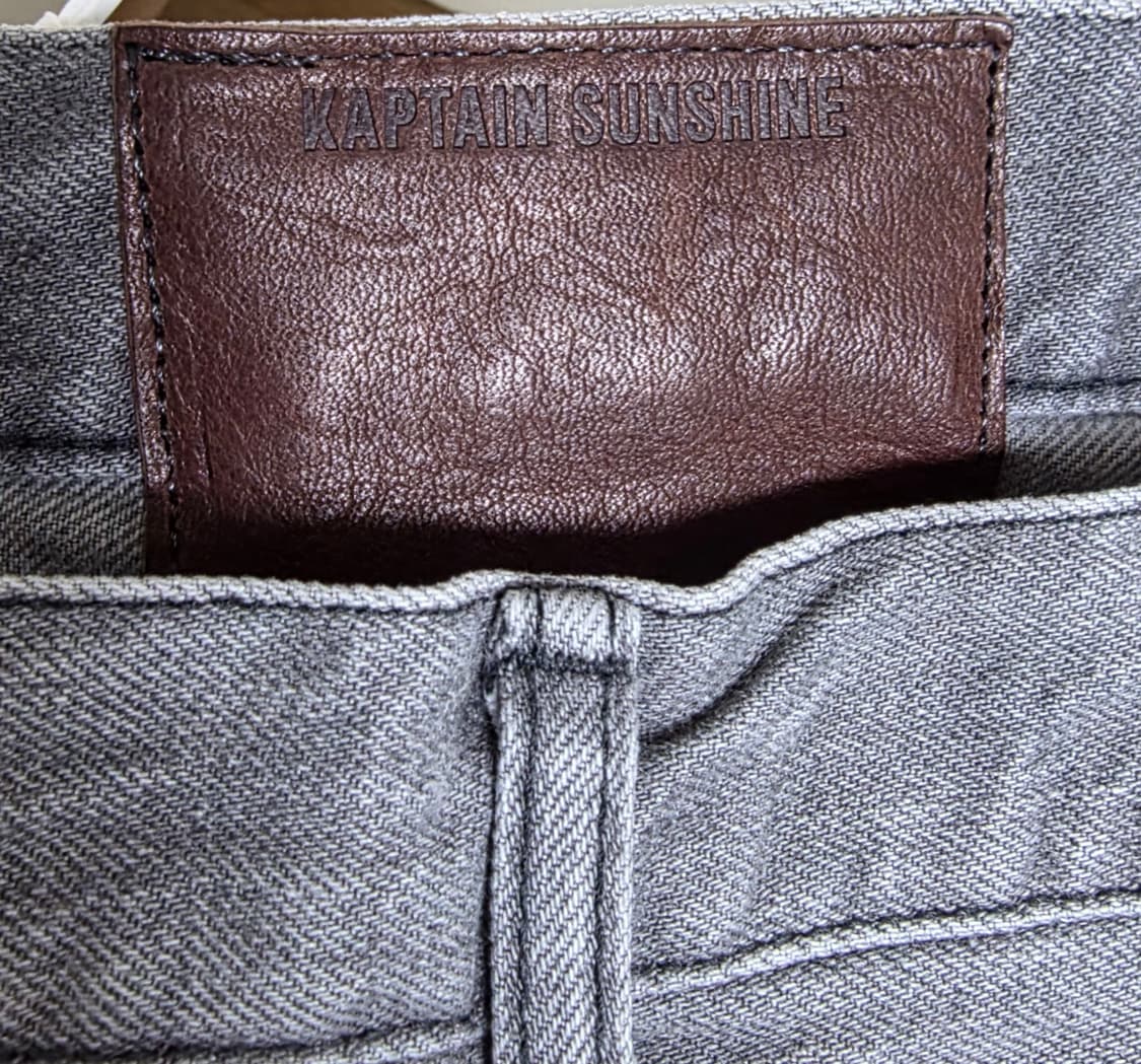 Kaptain Sunshine skate shoecut 데님 팬츠 34 상품이미지6