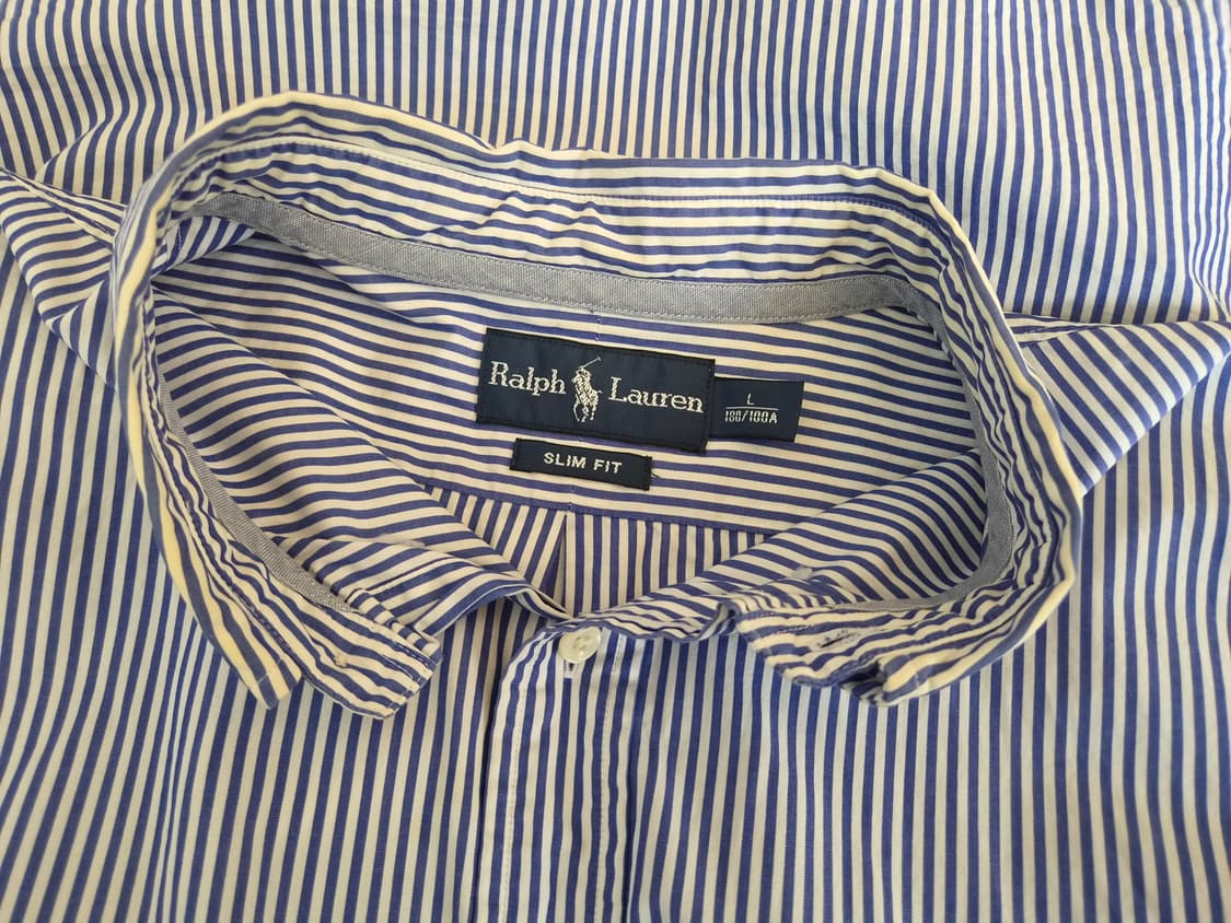 폴로랄프로렌 남성 스트라이프코튼긴팔셔츠
 상품이미지3
