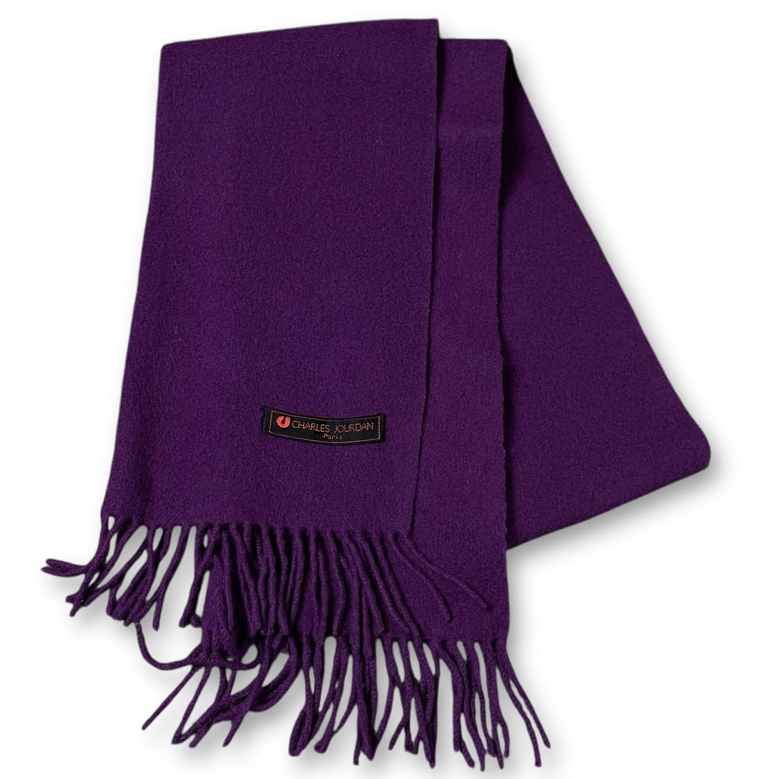 찰스조던 딥퍼플 울 머플러 상품이미지1