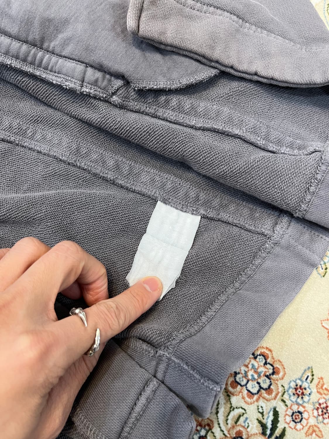 아르마니 익스체인지 비대칭 하이넥 코트 상품이미지8