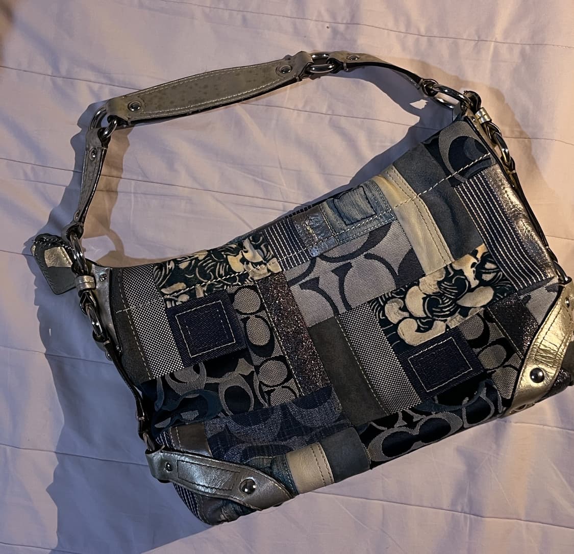 코치 데님 패치워크 가방  상품이미지1