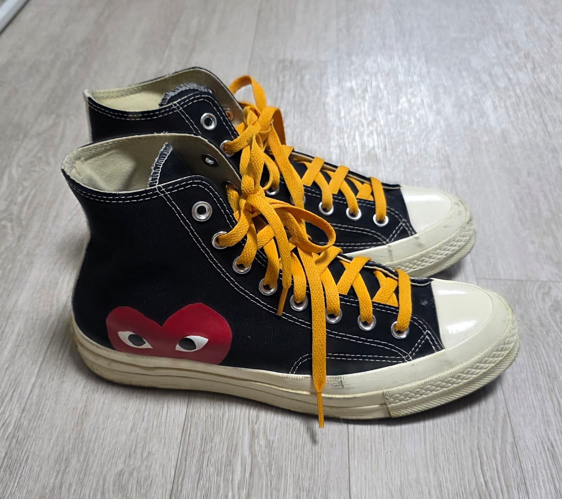 [265]컨버스x스투시 콜라보 블랙 스니커즈 상품이미지4