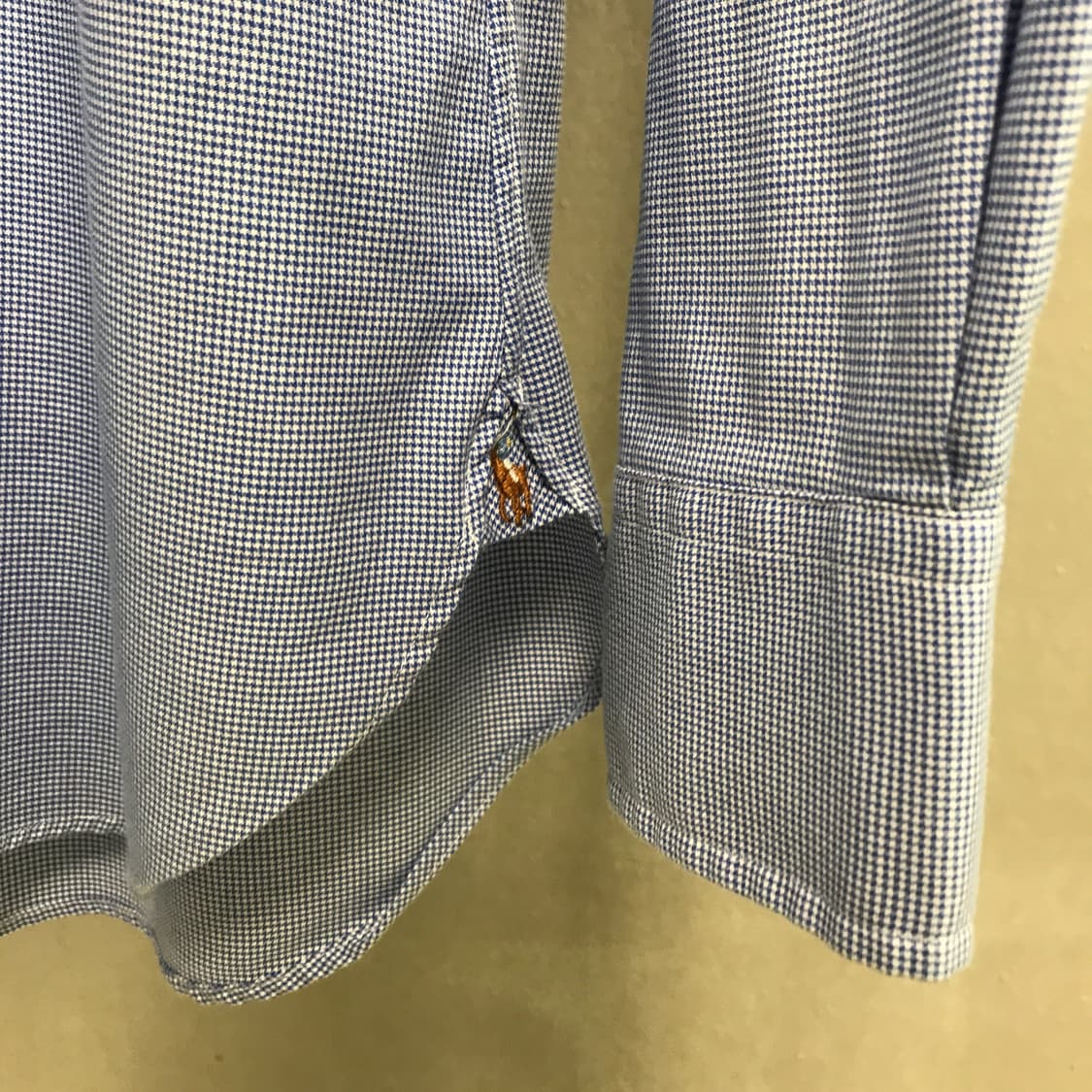 폴로 랄프로렌 잔체크 셔츠 블루 16-34/35 상품이미지4