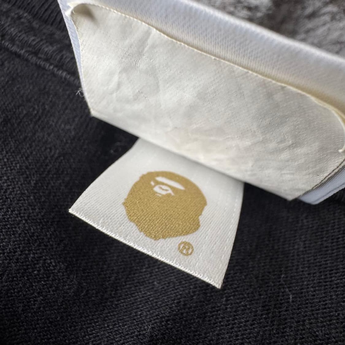 베이프 고 에이프 포인터 롱슬리브 티셔츠 블랙 상품이미지5