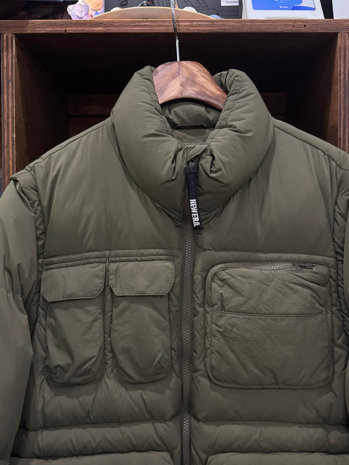 20FW 뉴에라 멀티포켓 컨버터블 패딩 상품이미지4