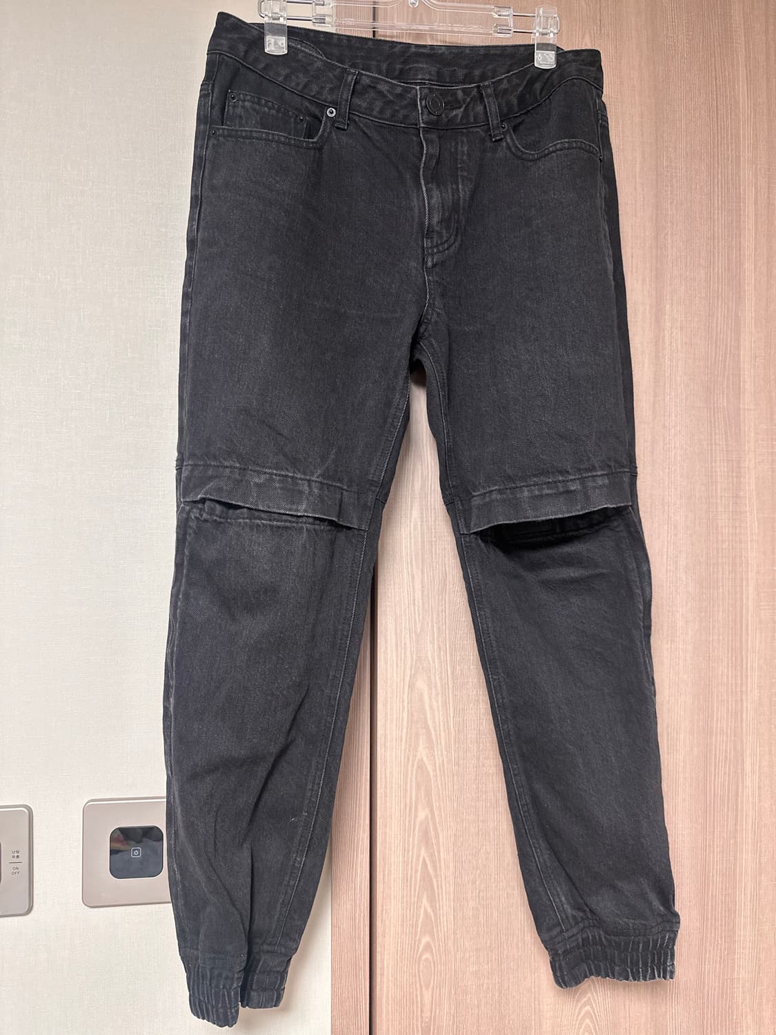 준지 무릎절개 조거팬츠 46 상품이미지2