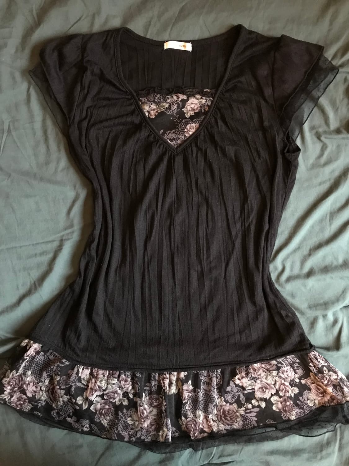 오리엔탈 플라워 탑 상품이미지1