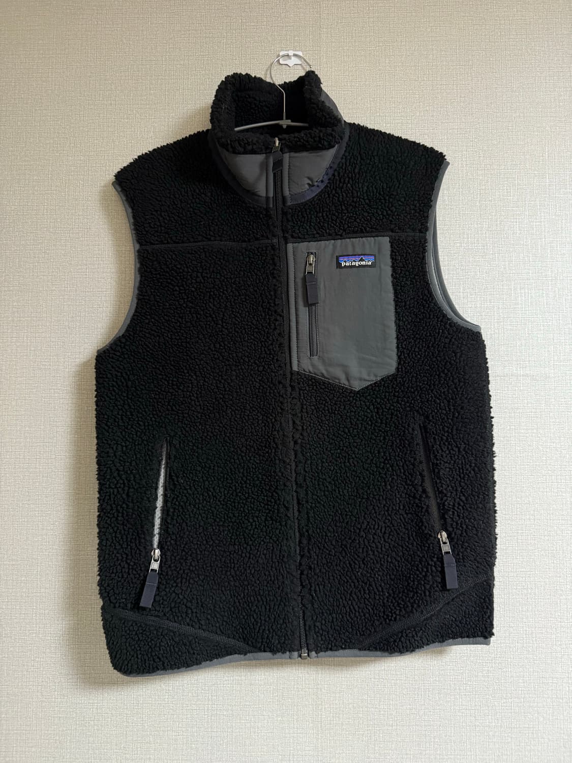 파타고니아 레트로X 플리스 집업 베스트 블랙  남여공용  상품이미지1