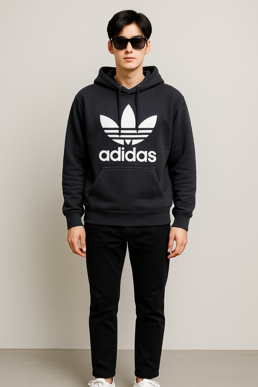 아디다스. 트레포일 후드티셔츠_90 상품이미지1