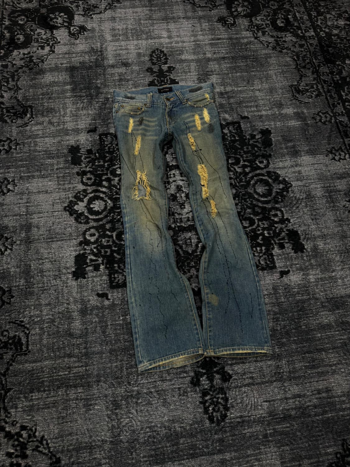 Lagate 00s archive lame coating boots cu 상품이미지1