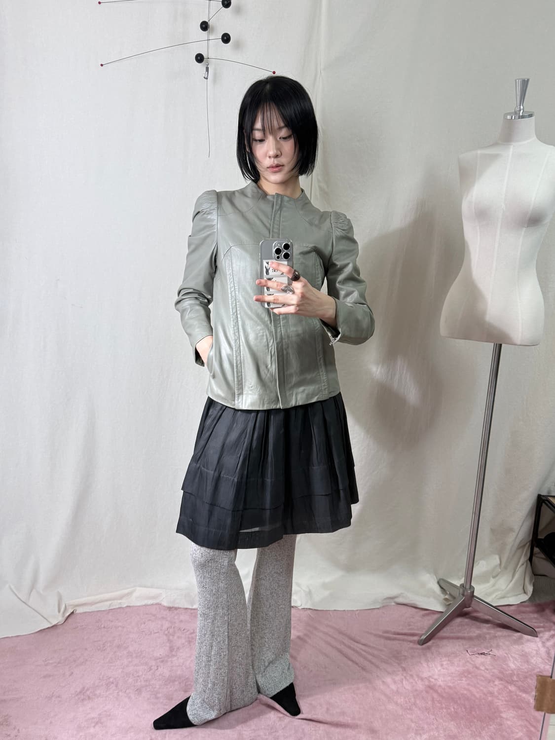 Ballsey 실크 블렌드 캉캉 스커트 상품이미지1