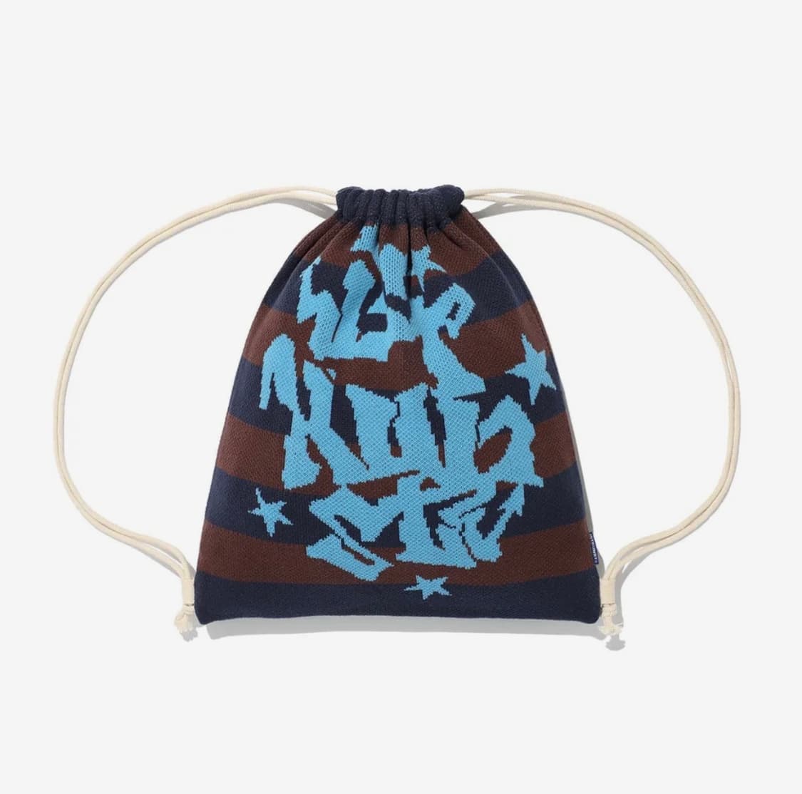 이스터쿤스트 STRIPE KNIT GYM SACK 상품이미지1