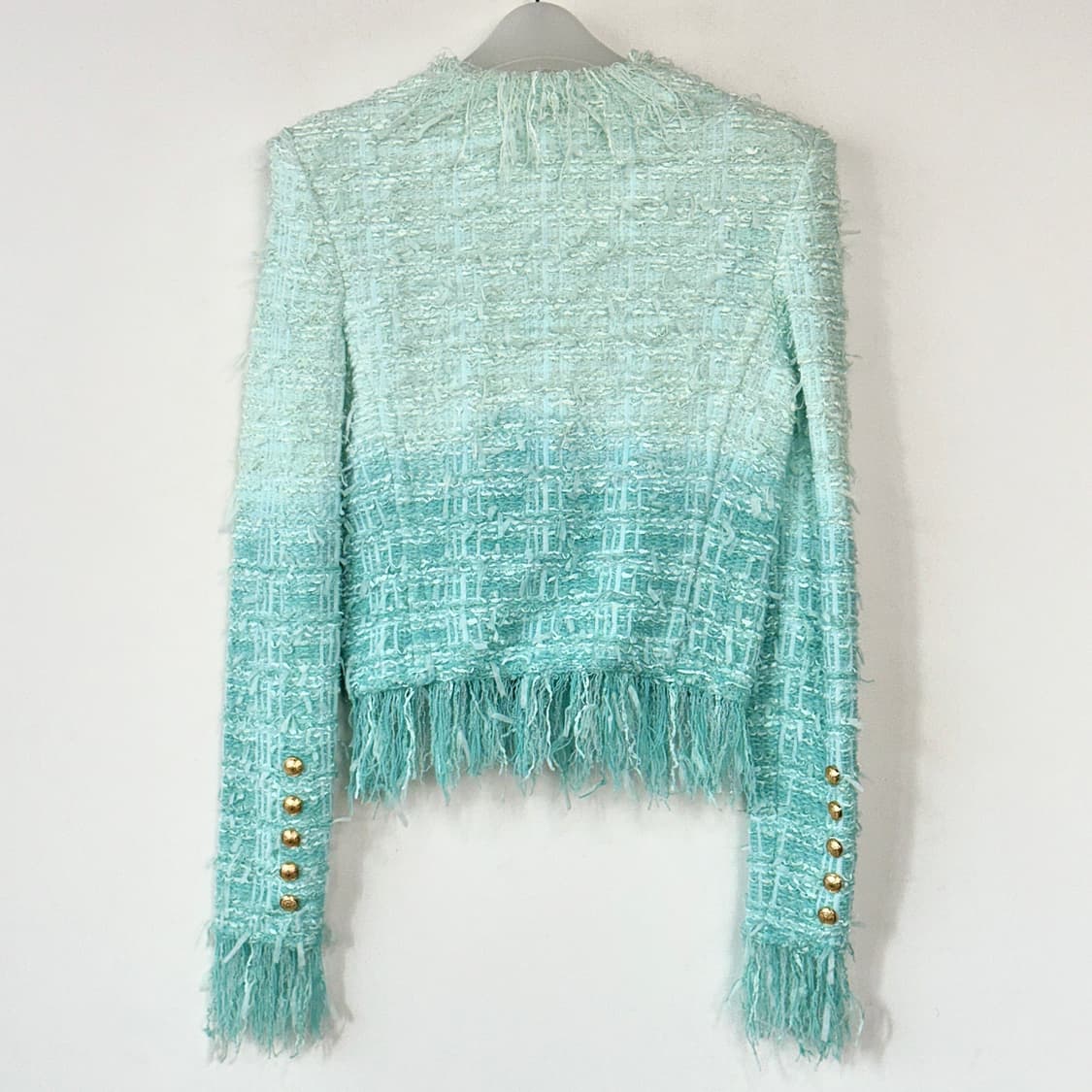 발망 프린지 타이다이 트위드 자켓 상품이미지7