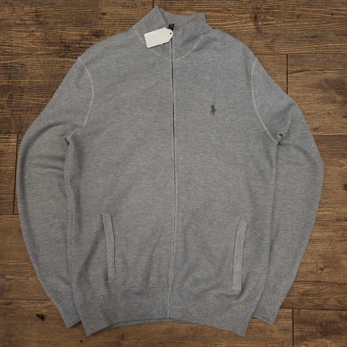 폴로 랄프로렌 그레이 니트 집업 M 상품이미지2
