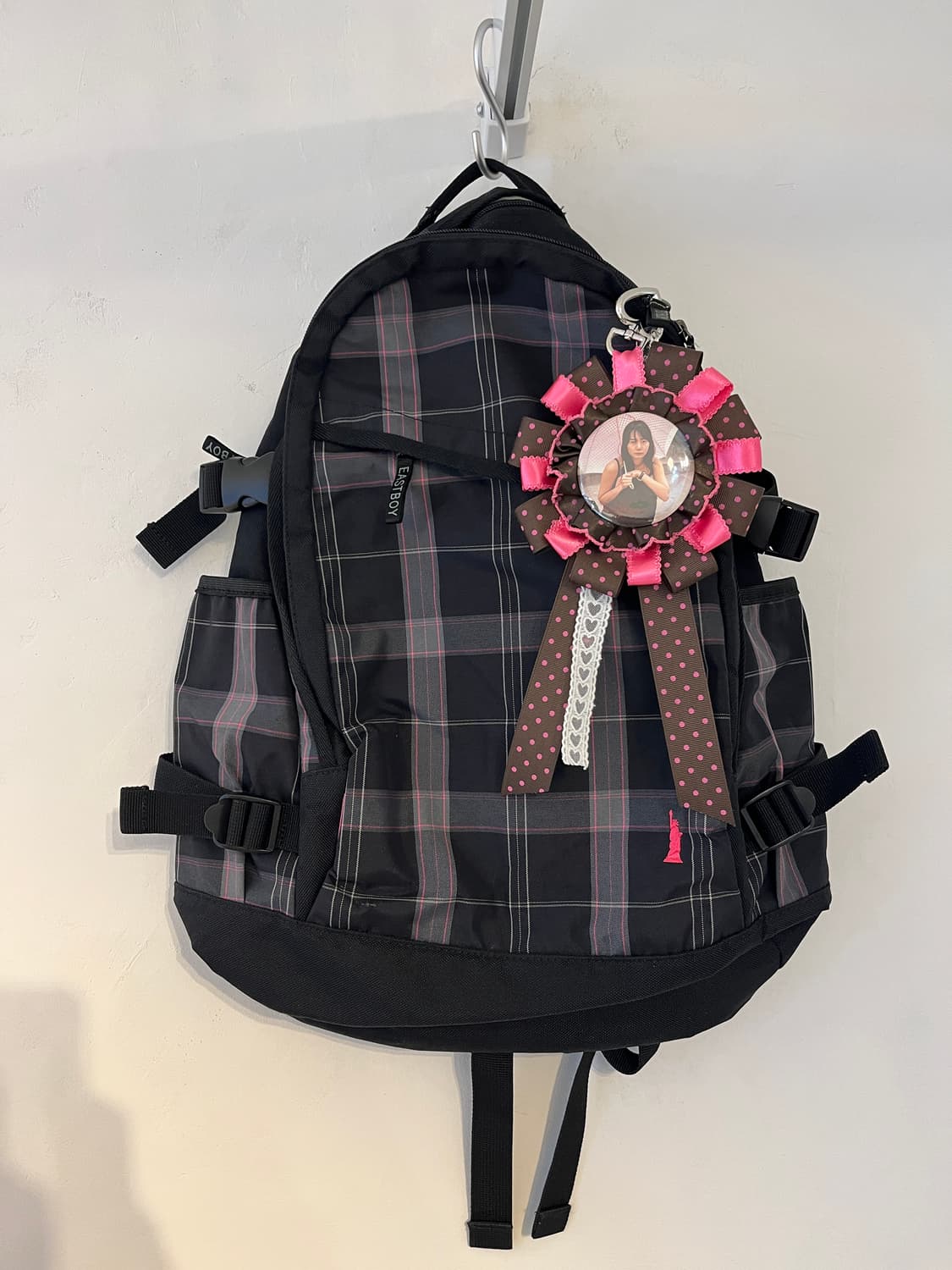 ✔️블랙핑크 체크패턴 백팩 🫶🏻 상품이미지3