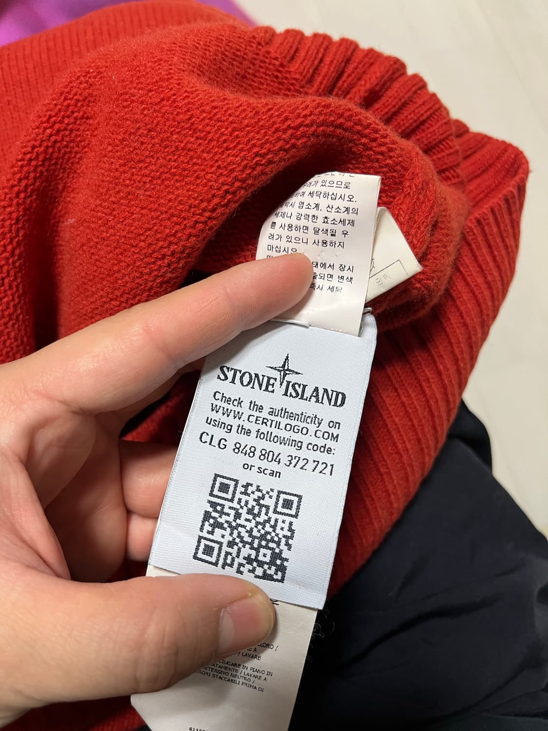 🧡 스톤아일랜드 크루넥 니트 (M) 🧡 상품이미지7