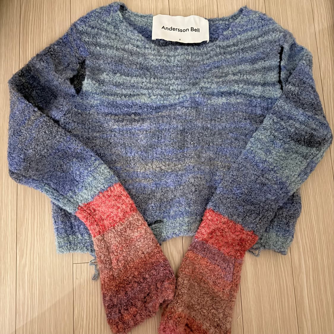 ADSB 그라데이션 알파카니트 상품이미지1