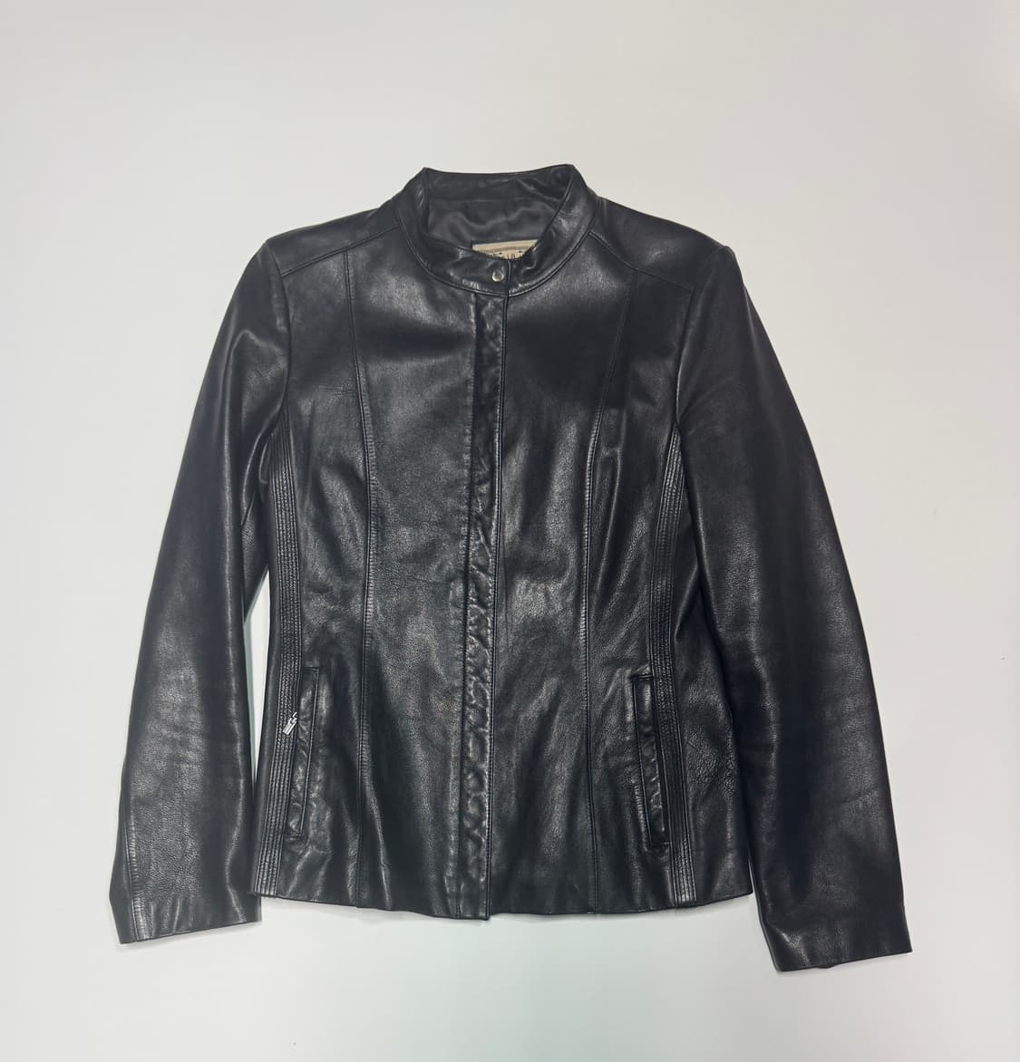 여성 카시바디 리얼 양가죽 자켓 블랙 상품이미지1