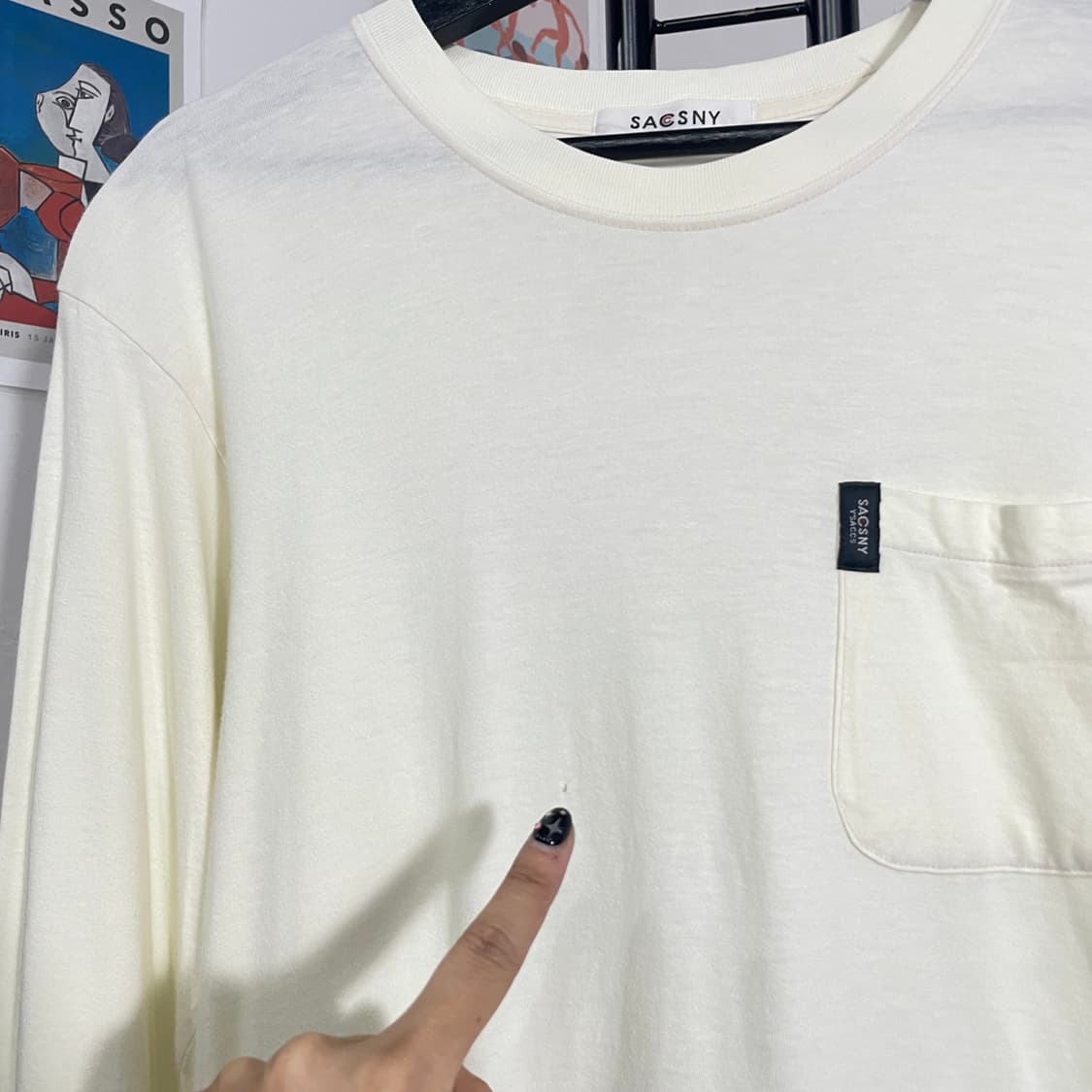 요지야마모토 삭스니이작 포켓 롱슬리브 상품이미지6