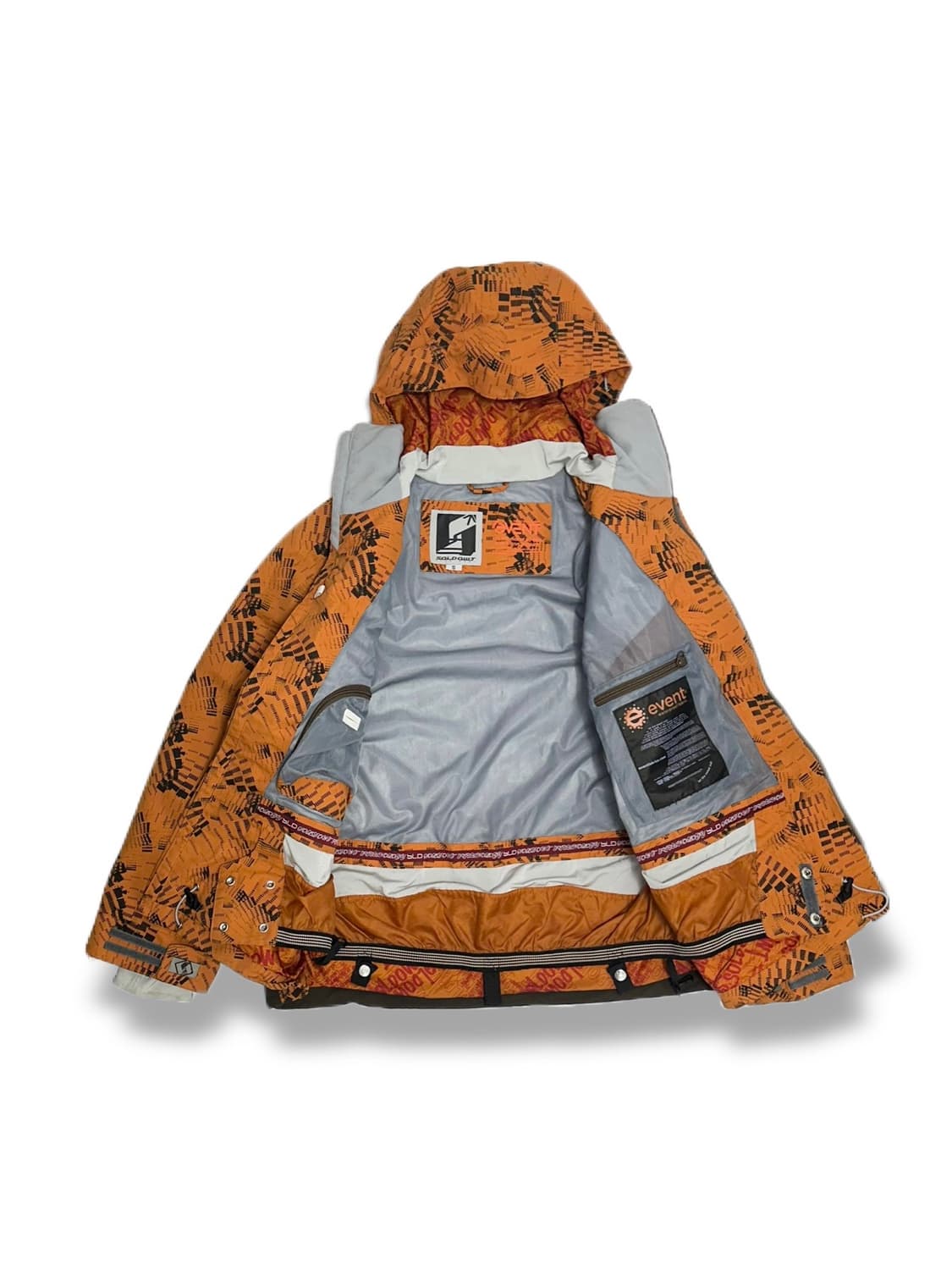 sold owt 패턴 스키복 바람막이 자켓 상품이미지3