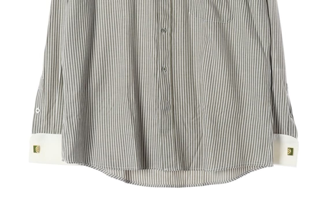 브루노 콘테 핀칼라 스트라이프 셔츠 상품이미지4