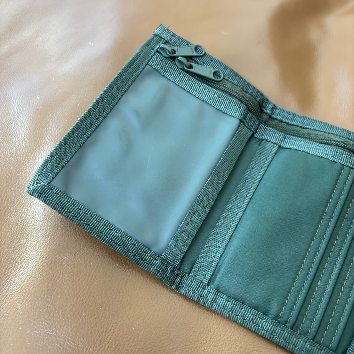 PORTER 포터 캡슐 폴딩 월렛 지갑 카키 그린 (스트랩 포함) 상품이미지8