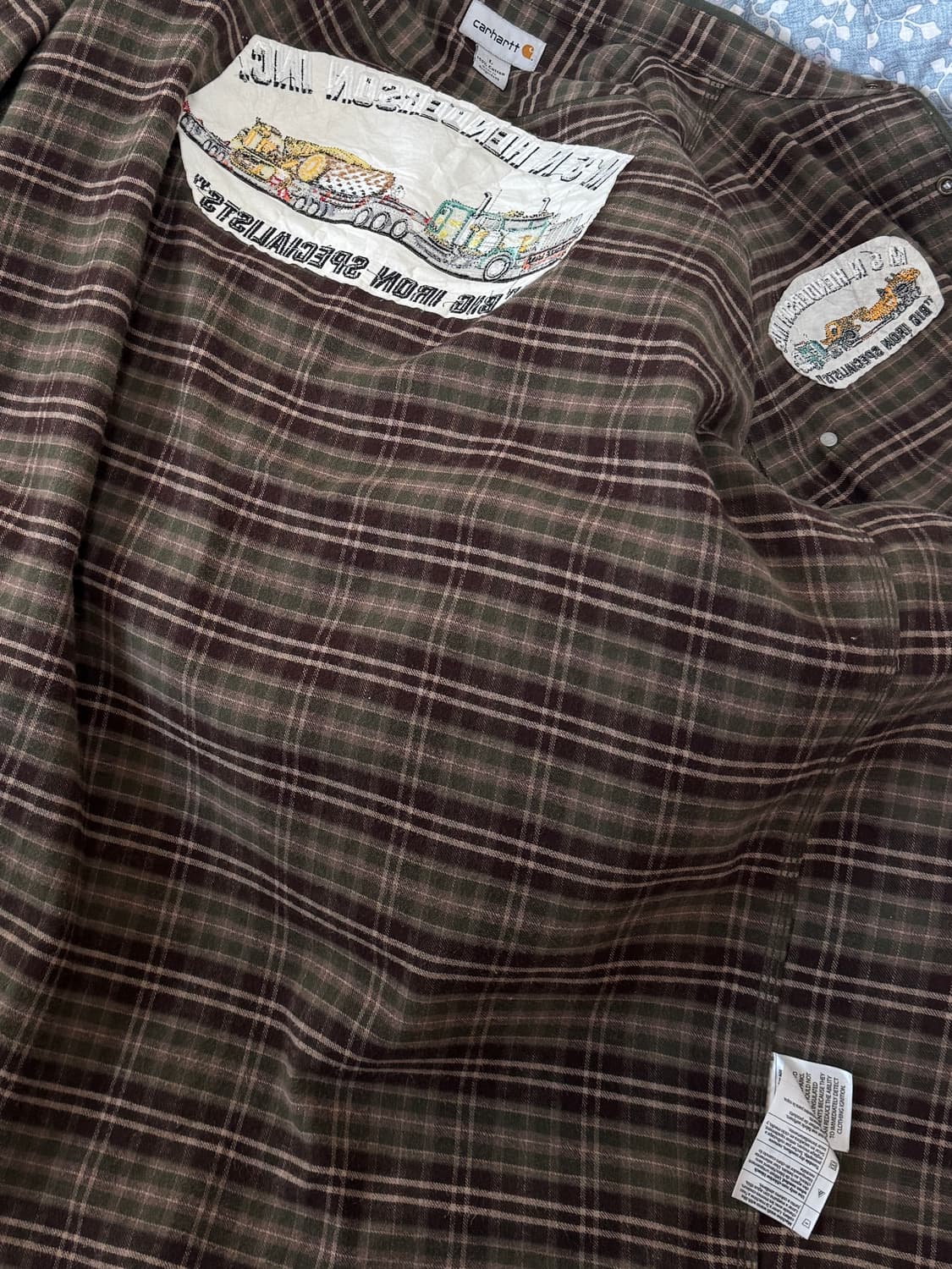 칼하트 자수 워크셔츠 /////워크자켓 디트로이트 산타페 더블니 상품이미지8